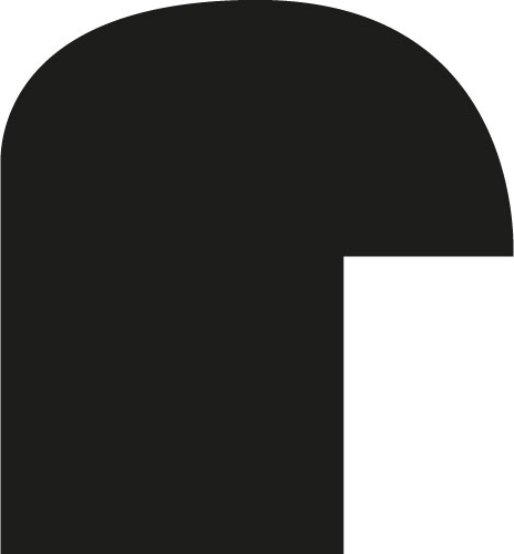 Baguette 12m bois profil demi rond largeur 1.5cm couleur noir mat